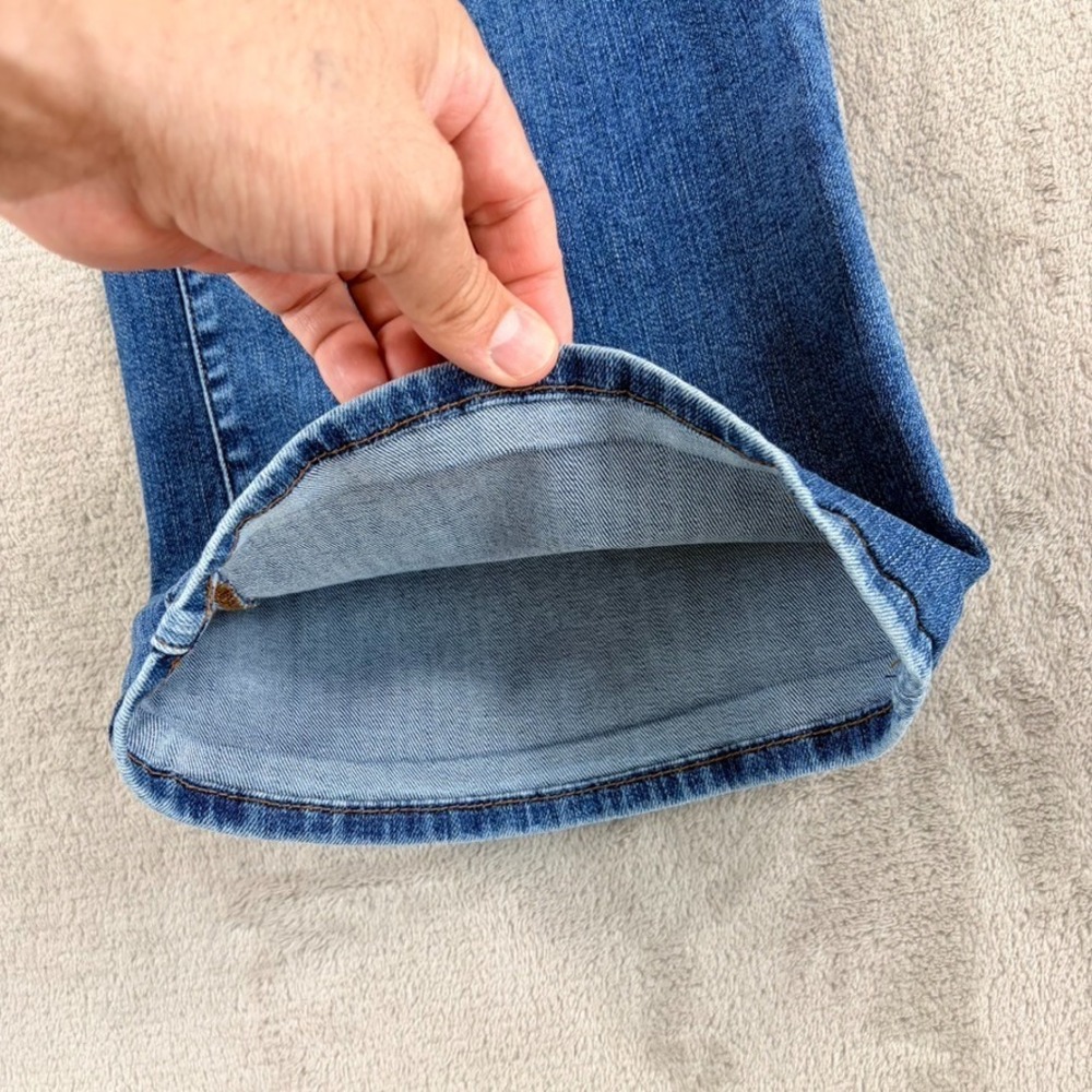 FRAME Le Slim Palazzo Wide Leg Jeans in Canals Stretch Denim Women 26 $278 - Picture 4 of 11